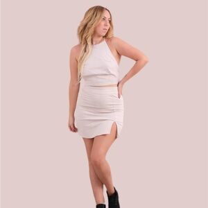 Elegant Cream Women's Skirt